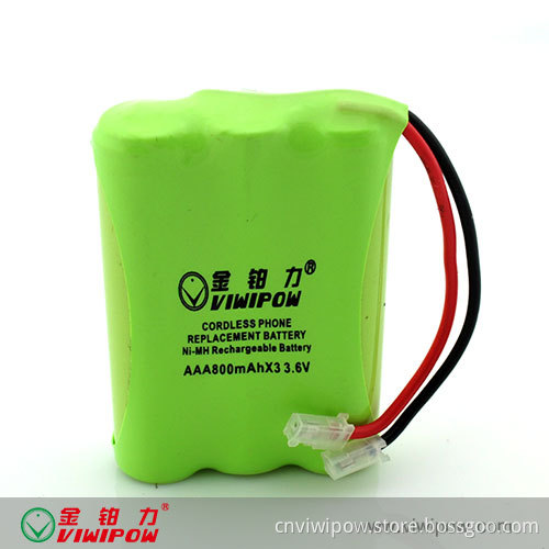 Hot Selling Low Self-Discharge Ni-MH Battery Pack (VIP-AAA800)